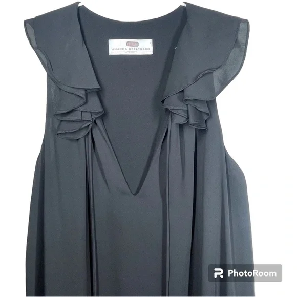 Amanda Uprichard Maternity Crepe Shift Dress - Size S - Picture 6 of 8